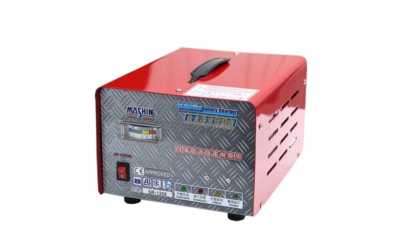 麻新 SR系列-12V/24V 6A自備電源發電機用全自動充電器